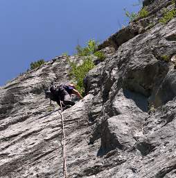 Climbing at Mulkey Gulch