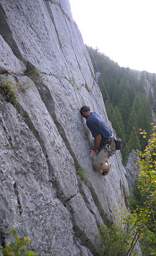 Climbing at Mulkey Gulch