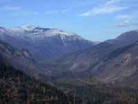 Looking Up the N Fork Blackfoot; Lake Mt, Flint Mt