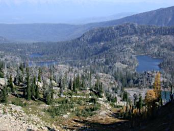 Crescent, Heart, and Island Lakes