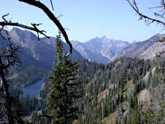 Disappointment Lake and Calowahcan Peak