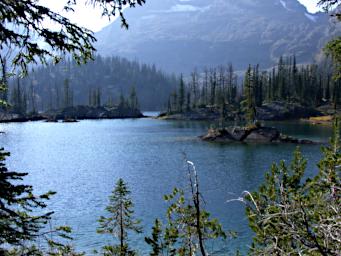 Cliff Lake and East Face of Mt. McDonald