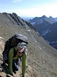 Betsy exiting onto Ridge