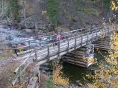 Dona on Pack Bridge