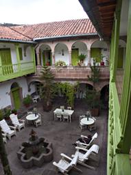 Machu Picchu Cusco Hotel Courtyard