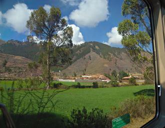 Machu Picchu From Train