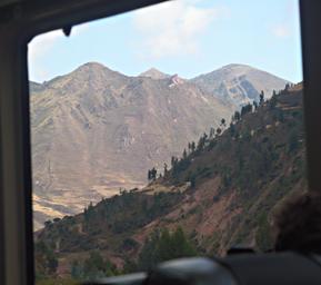 Machu Picchu From Train