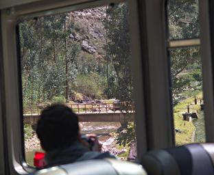 Machu Picchu From Train