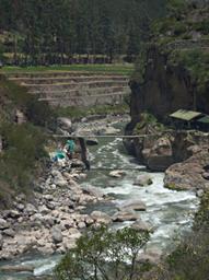 Machu Picchu From Train