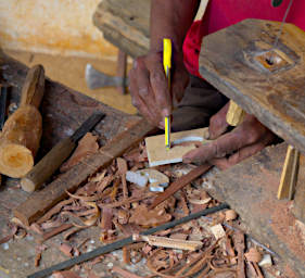 Ambositra Marquetry Tracing Cut
