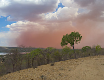 Beza-Mahafaly Red Dust Storm