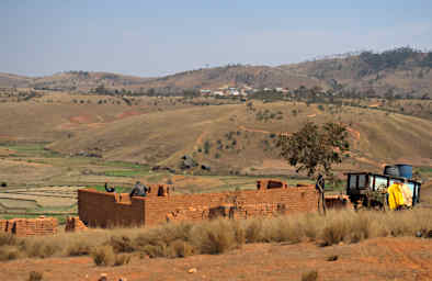 School Building Brick House