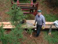 Bob working on Tree House