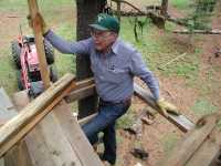 Bob working on Tree House