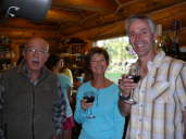 Dave and Annette Hinds and Peter Frappell