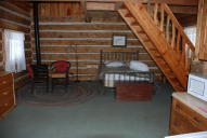 Inside Roe Cabin