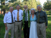 College buddies -- Victor Lerish, Kent Sullivan-Wiley, Gary, Dona, Steve Amira