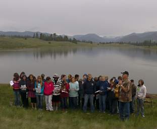 Jack Gladstone and the Seeley Lake Kids