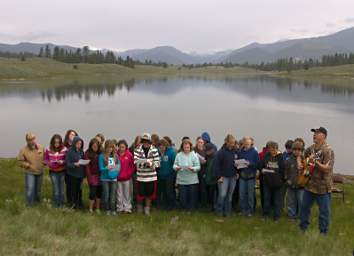 Jack Gladstone and the Seeley Lake Kids