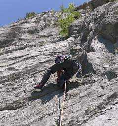 Climbing at Mulkey Gulch