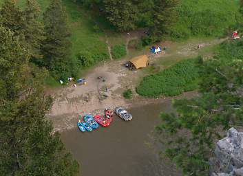 Camp Fraunhoffer From Cliff