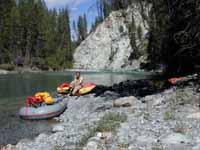 unknown River, BC, fishing