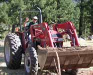 Eduardo on Tractor