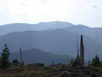 Looking west towards Ovando Mountain