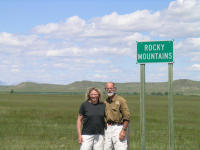 Rocky Mountains sign