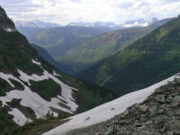 West side of Going-to-the-Sun road