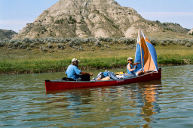 Bill and Carol sailing