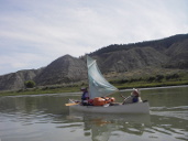 Gary and Dona sailing