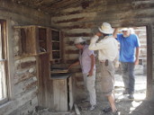 Inside Old Homestead Cabin