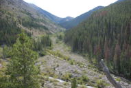 Looking South up Phone Creek