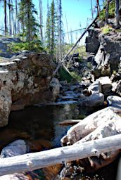 Above Monture Falls