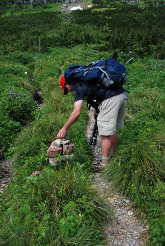 Matt adding to Cairn