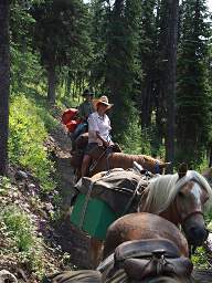 Adin and Andrea on the Trail