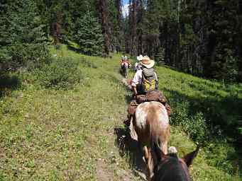 Adin, Steve and Andrea on the trail