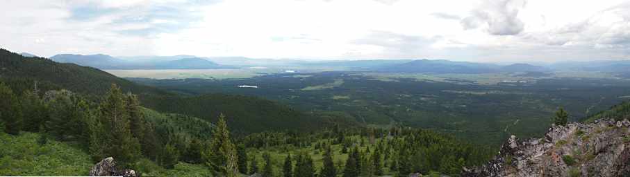 View from Half Way up Ovando Mt.