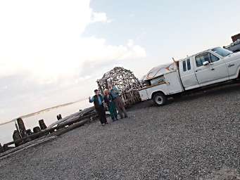 Bob, Dona and Gary on Port Townsend waterfront