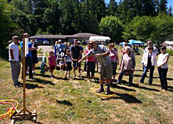 Garter Toss Demo