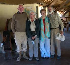 Huab Lodge Jan Dona Suzie Gary