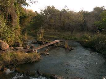 Popa Falls Rest Camp Walkway