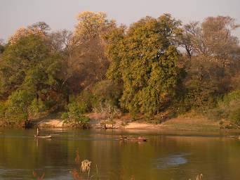 Popa Falls Men In Boats