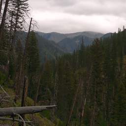 Pagoda Mtn In Clouds