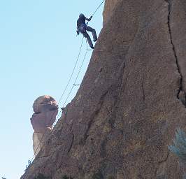 Smith Rks Squashed Spider Gary Rappelling