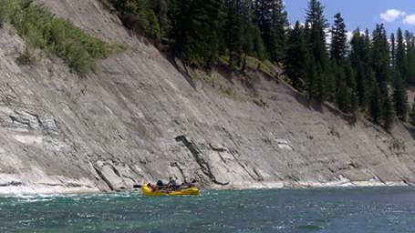 Slabs Into River