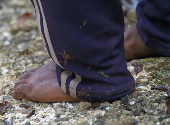 Waigeo Guide Bare Feet