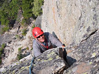 Climbing Shoshone Spire