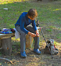 Jack Whittling a Fire Stick